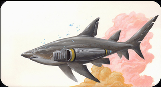 Illustration for article titled A manatee munitions factory takes flight